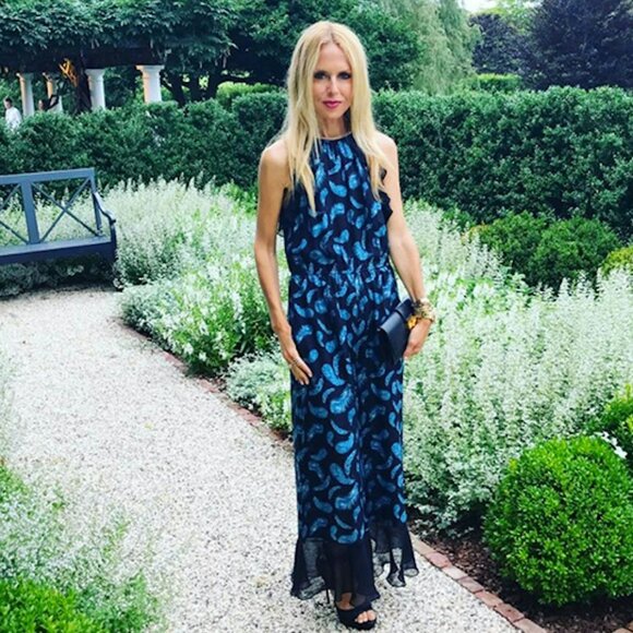 Rachel Zoe Silk Halter Shea Wide Leg Jumpsuit 8.